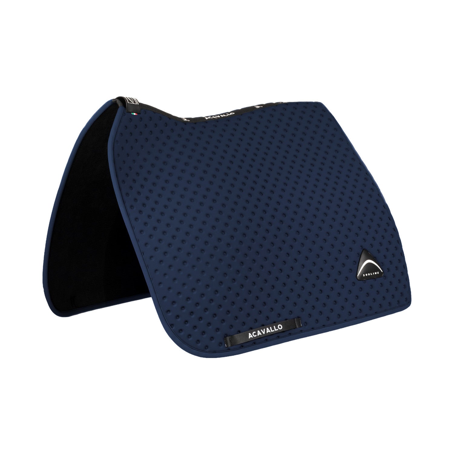 Sublime dotted dressage saddle pad in technical fabric.