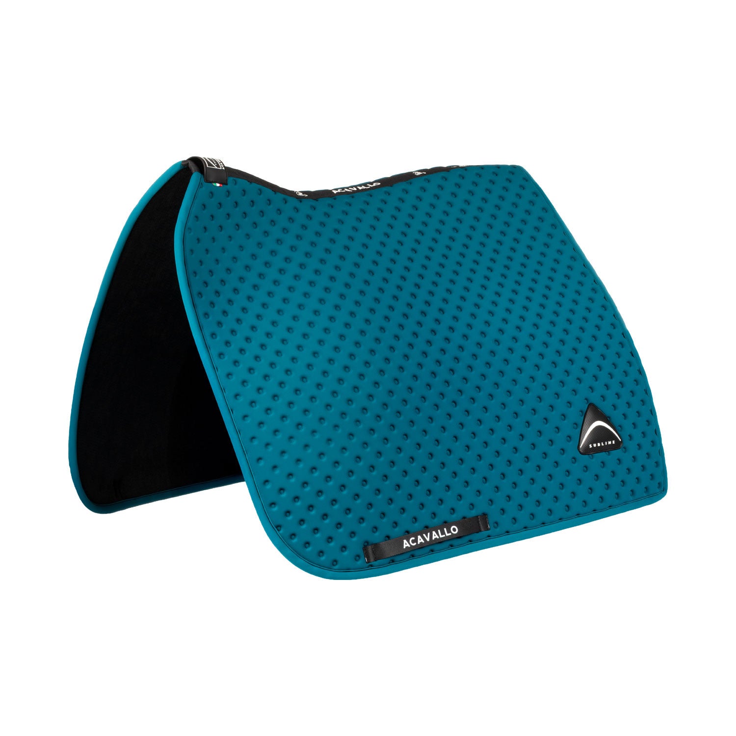 Sublime dotted dressage saddle pad in technical fabric.