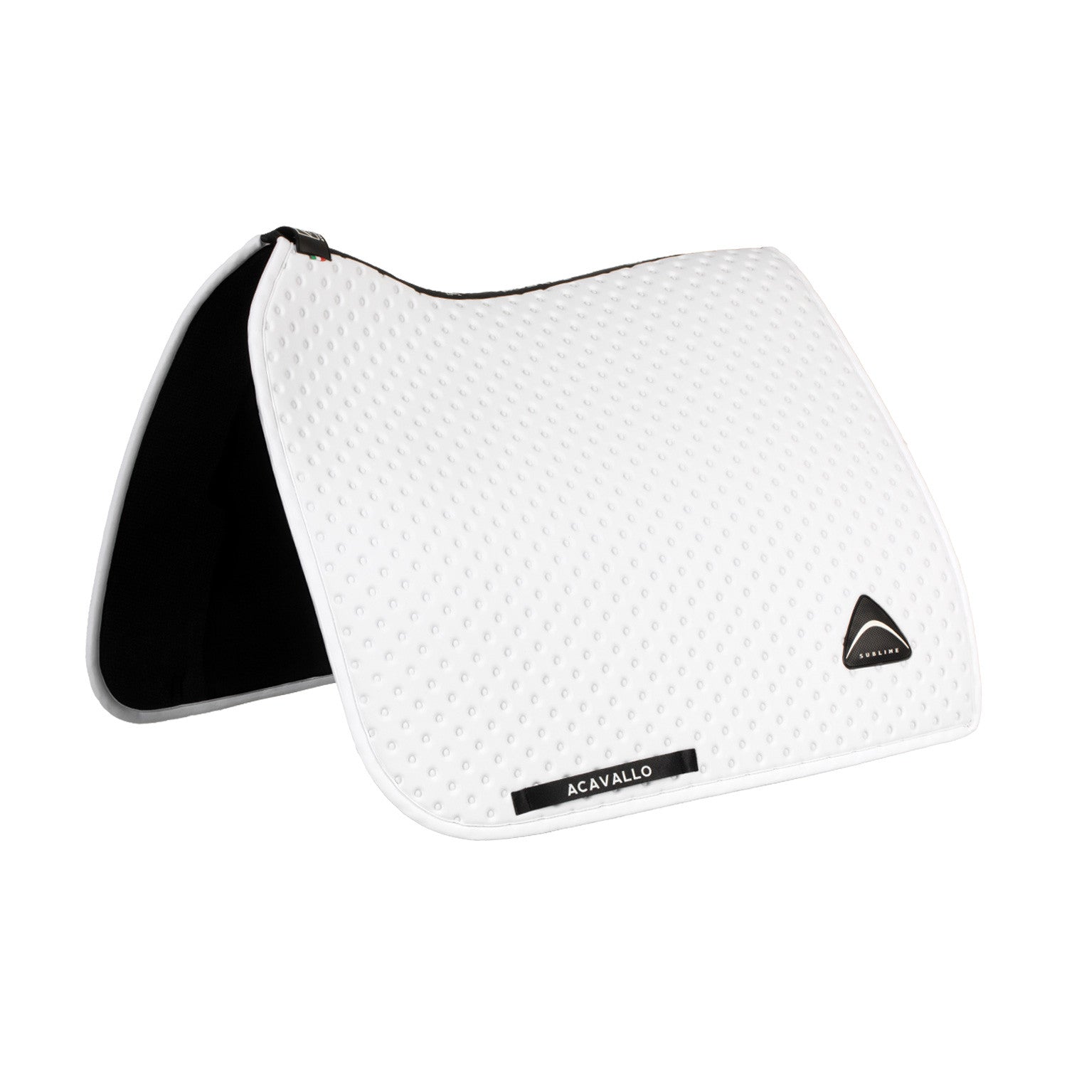 Sublime dotted dressage saddle pad in technical fabric.