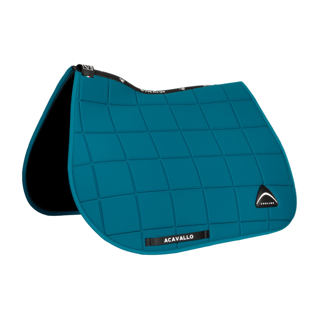 Sublime jumping saddle pad in square technical fabric.