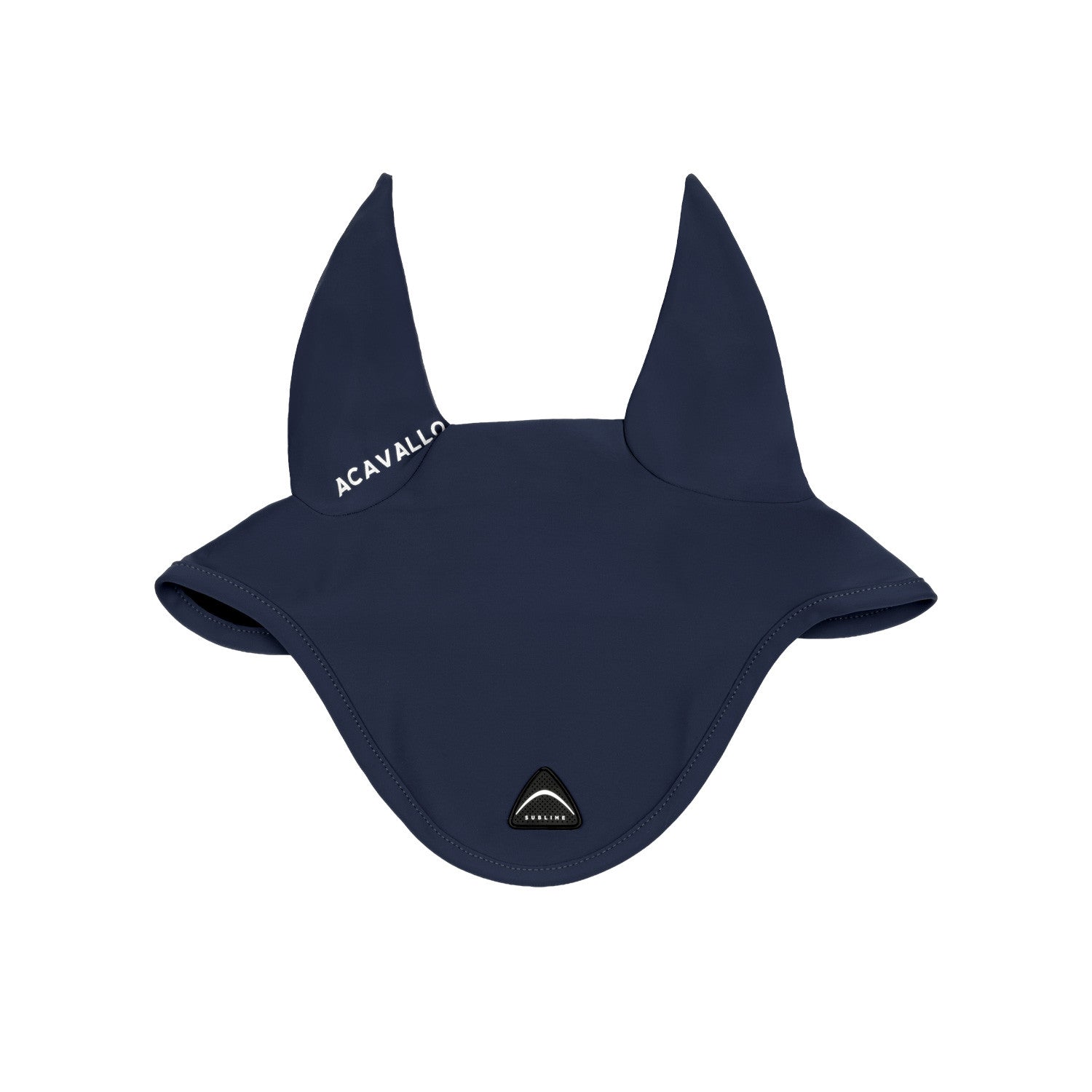 Sublime technical fabric fly veil with silicone logo patch.