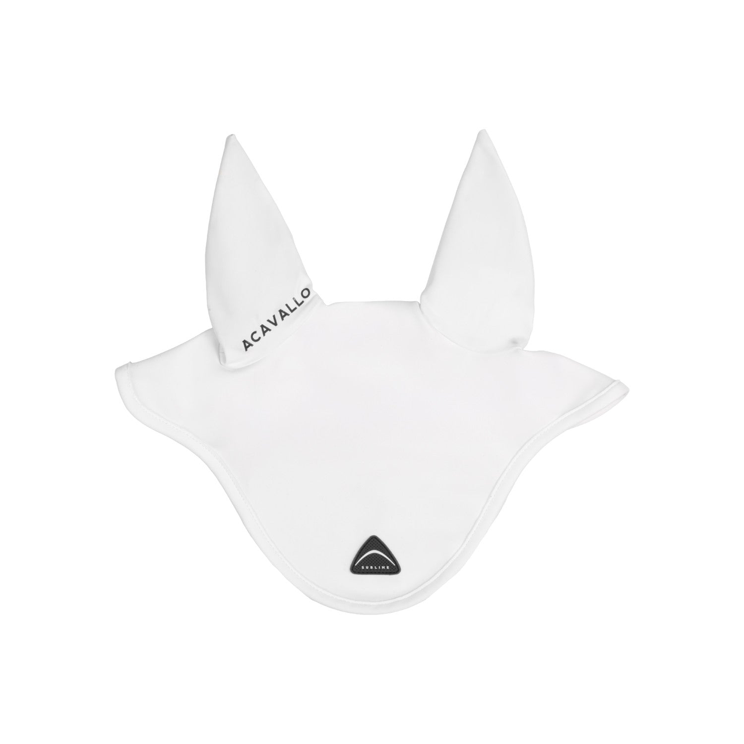 Sublime technical fabric fly veil with silicone logo patch.