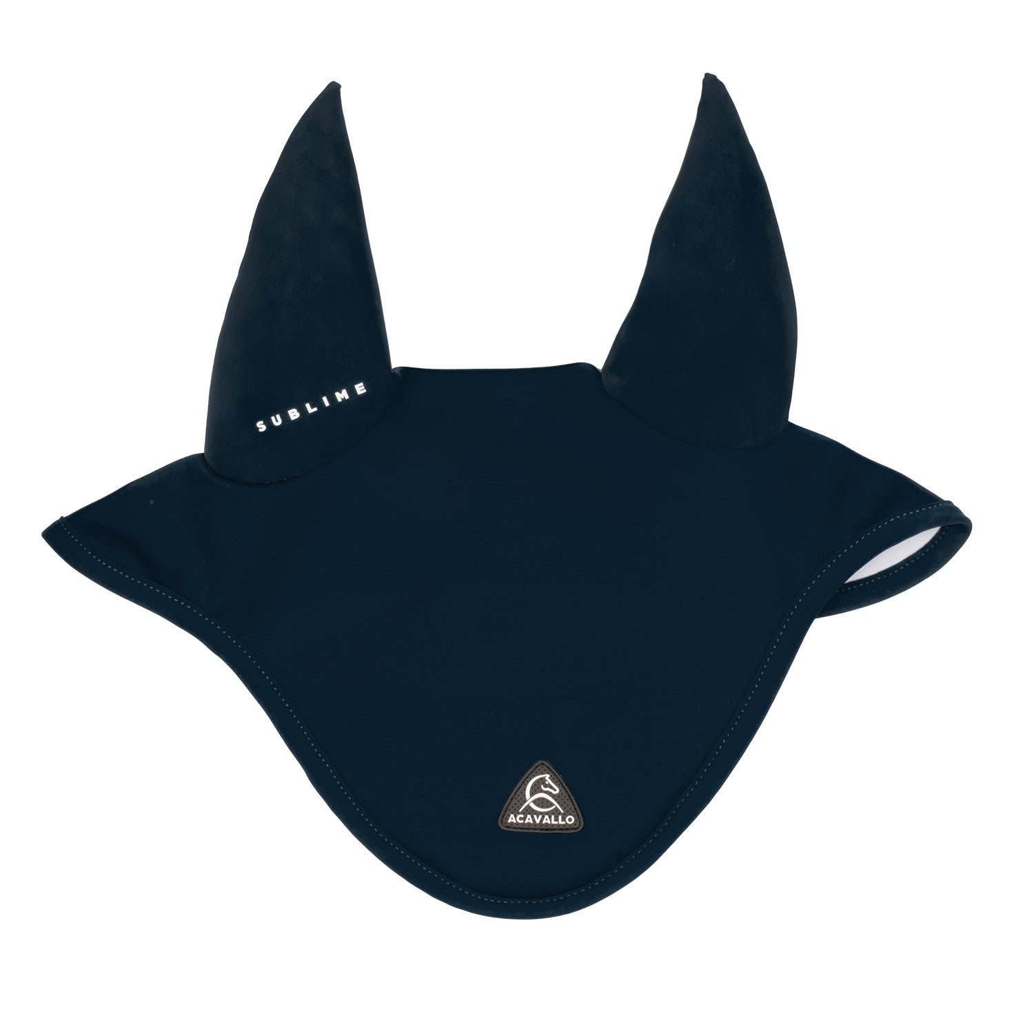 Sublime spandex fly veil with silicone logo patch.