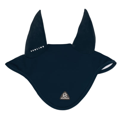 Sublime spandex fly veil with silicone logo patch.