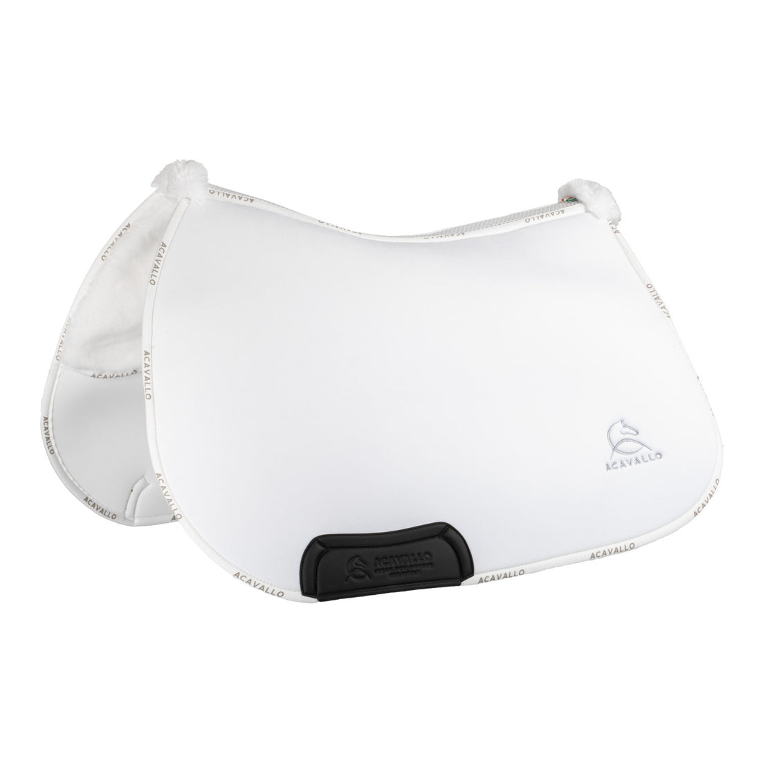 Saddle pad JS CW-3DS louvre shaped internal faux sheepskin.