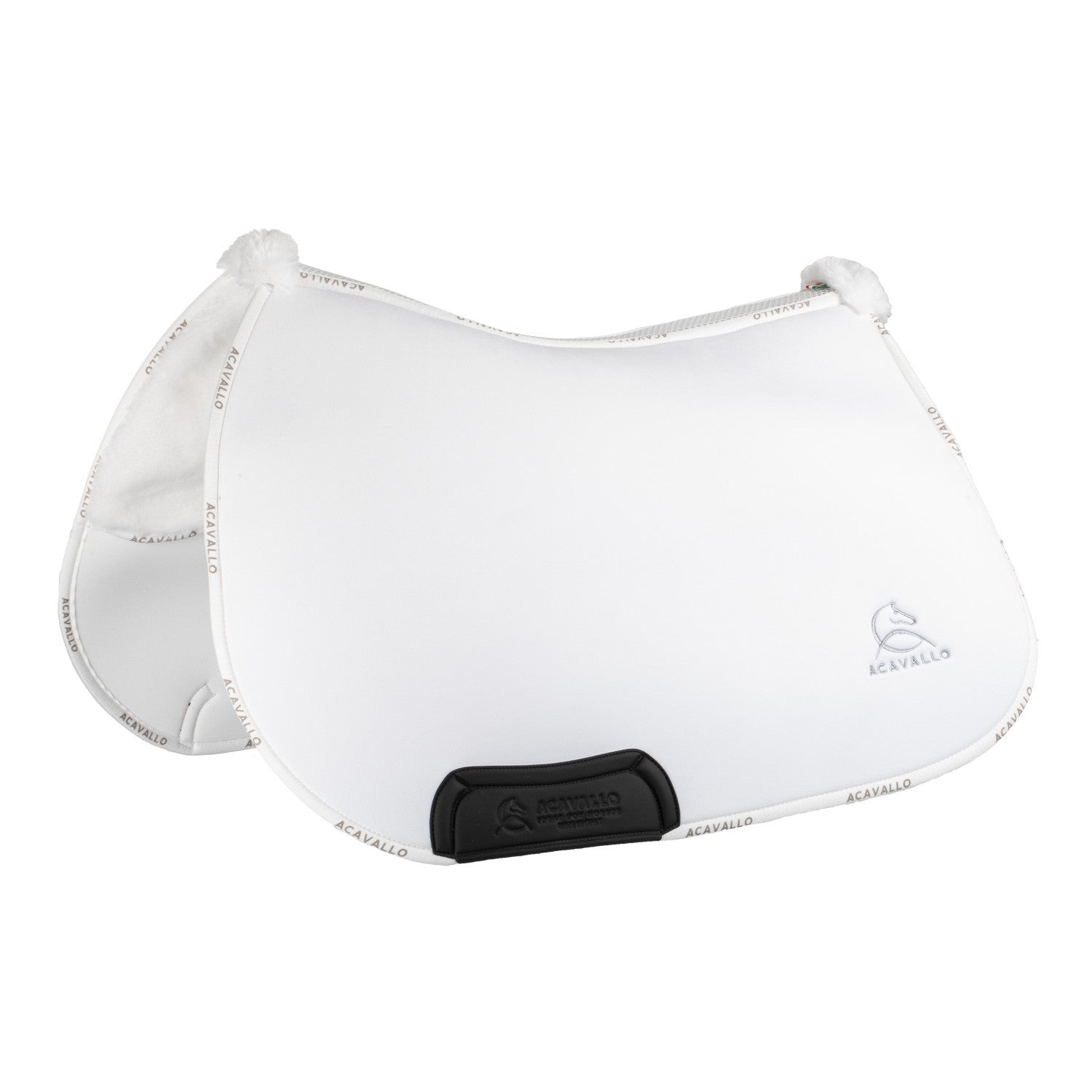 Saddle pad JS CW-3DS louvre shaped internal faux sheepskin.