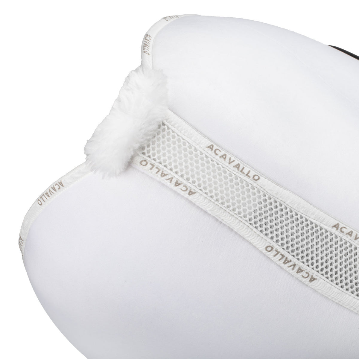 Acavallo Louvre Shaped Faux Fur Saddle Pad