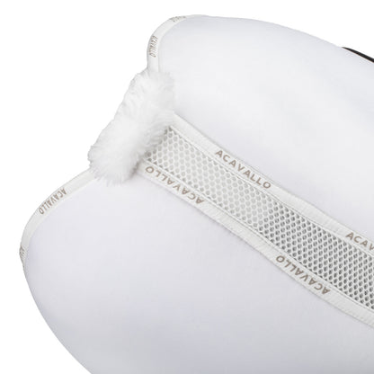 Acavallo Louvre Shaped Faux Fur Saddle Pad
