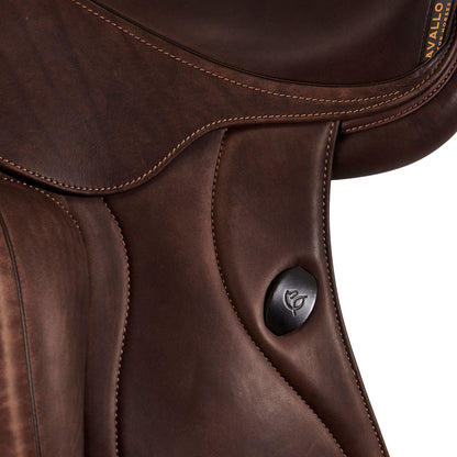 Acavallo Mantegna Dressage Saddle Long Knee Blocks