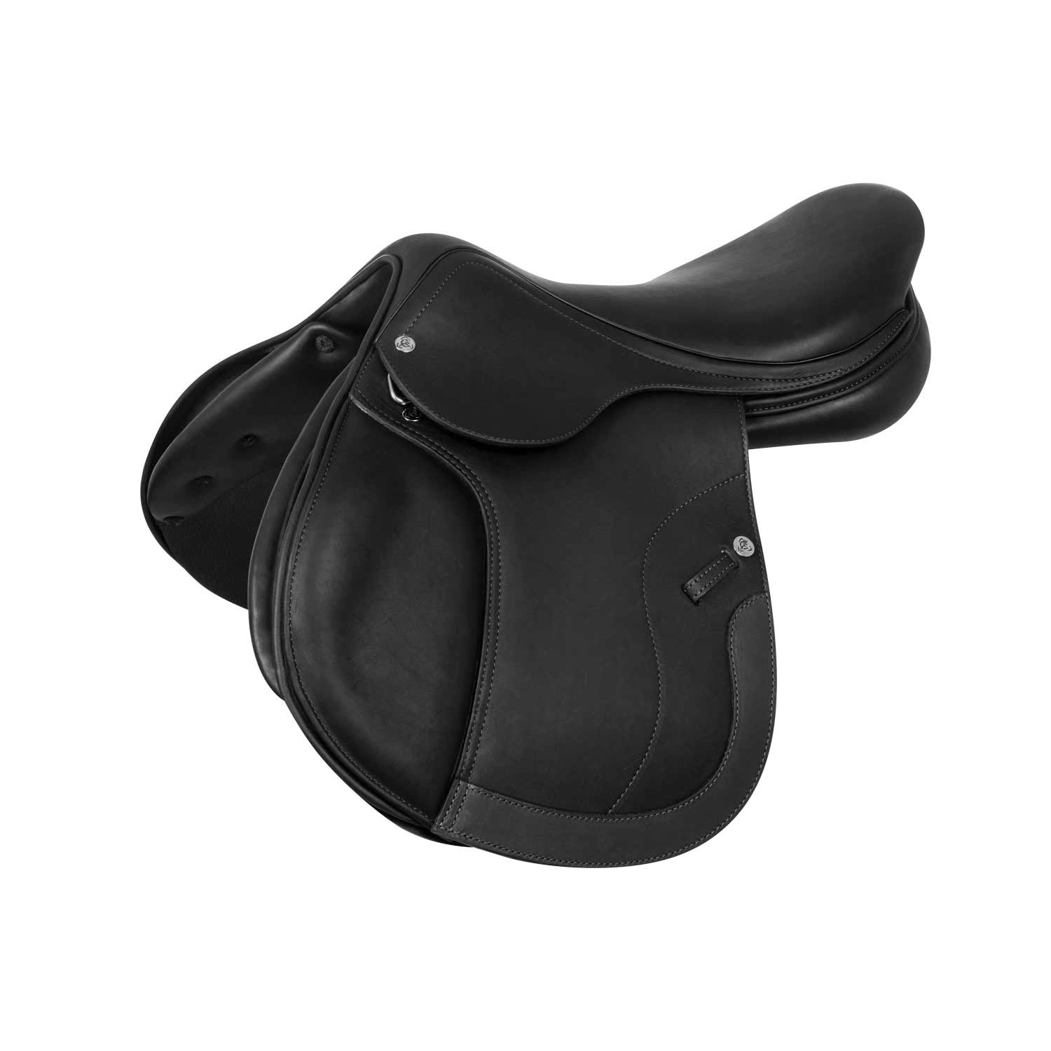 Roma jumping saddle wooden tree double leather.