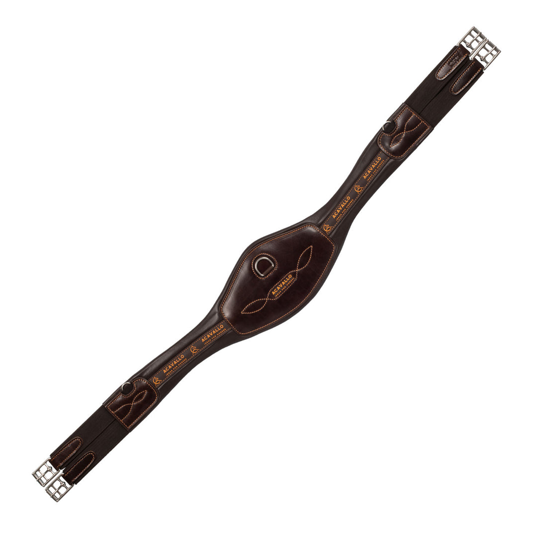 Anatomical jumping girth leather.