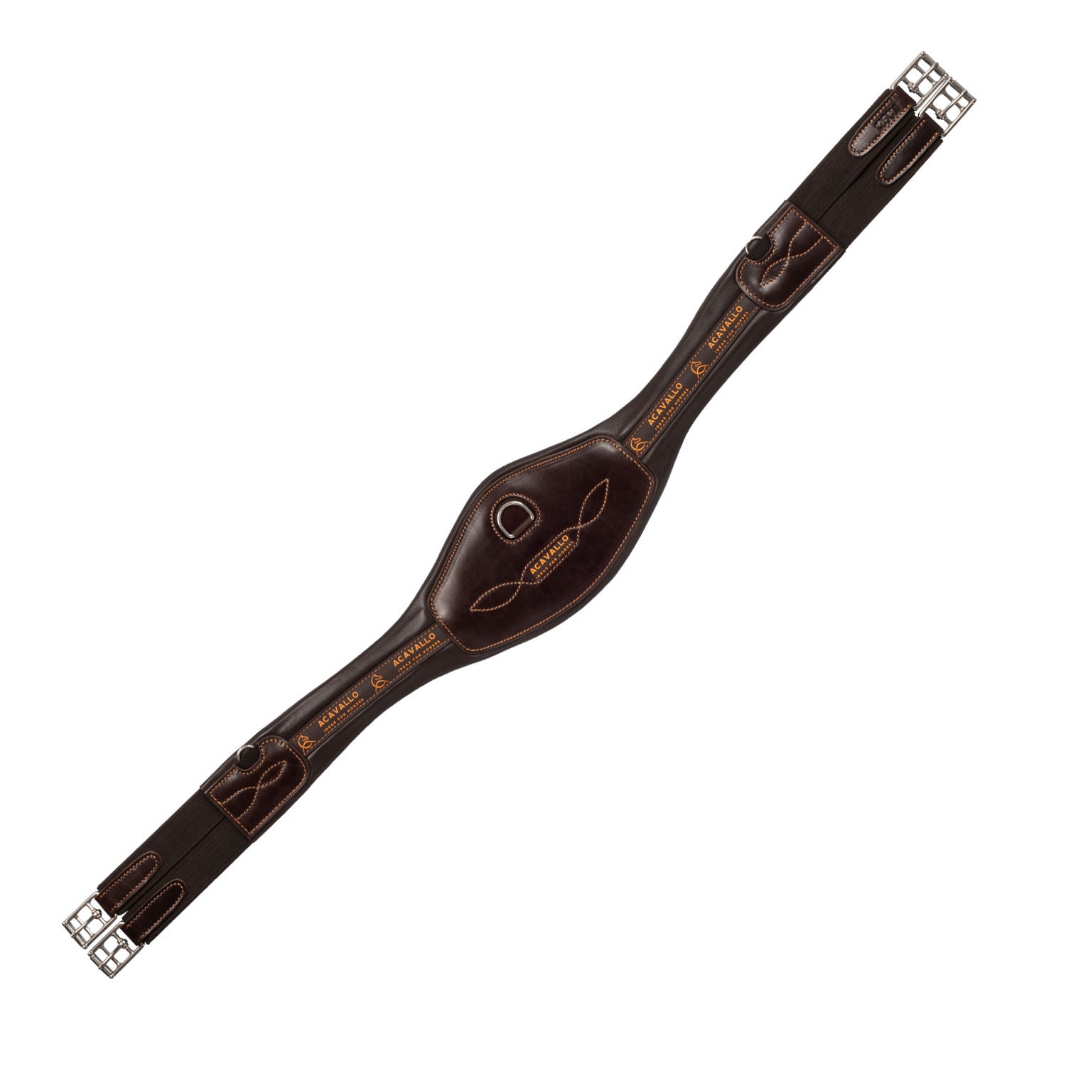 Anatomical jumping girth leather.