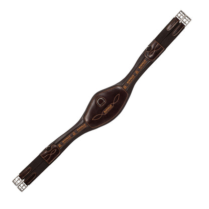 Anatomical jumping girth leather.
