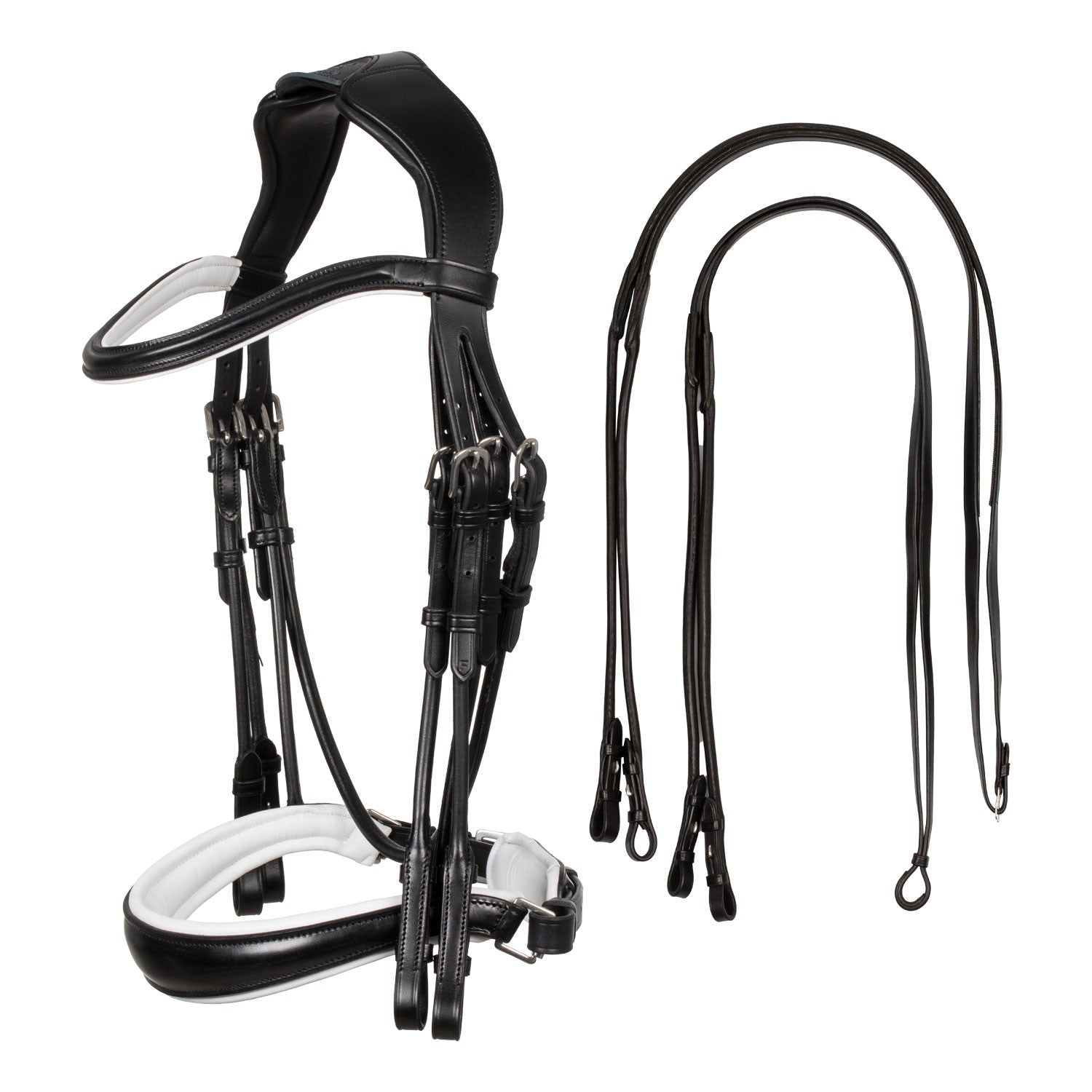 Giocanda bridle calfskin &amp; double reins.