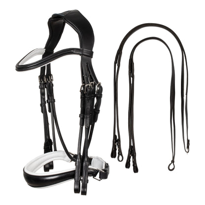 Giocanda bridle calfskin &amp; double reins.