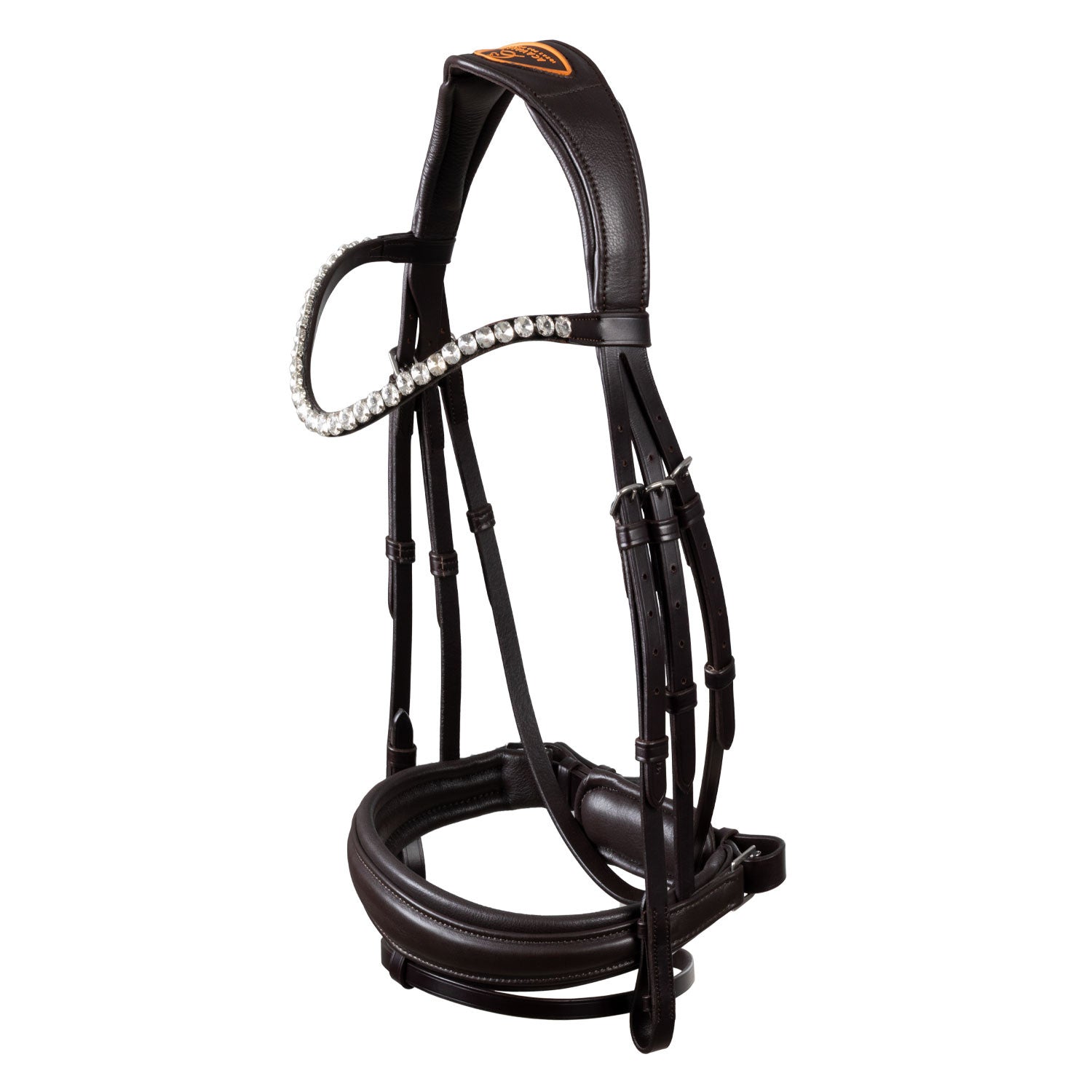 Starry night calfskin bridle.