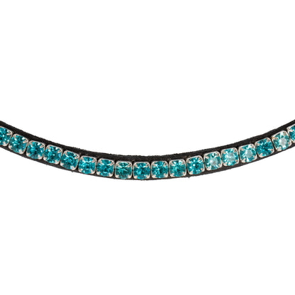 Acavallo Browband Calfskin &amp; Round Crystals