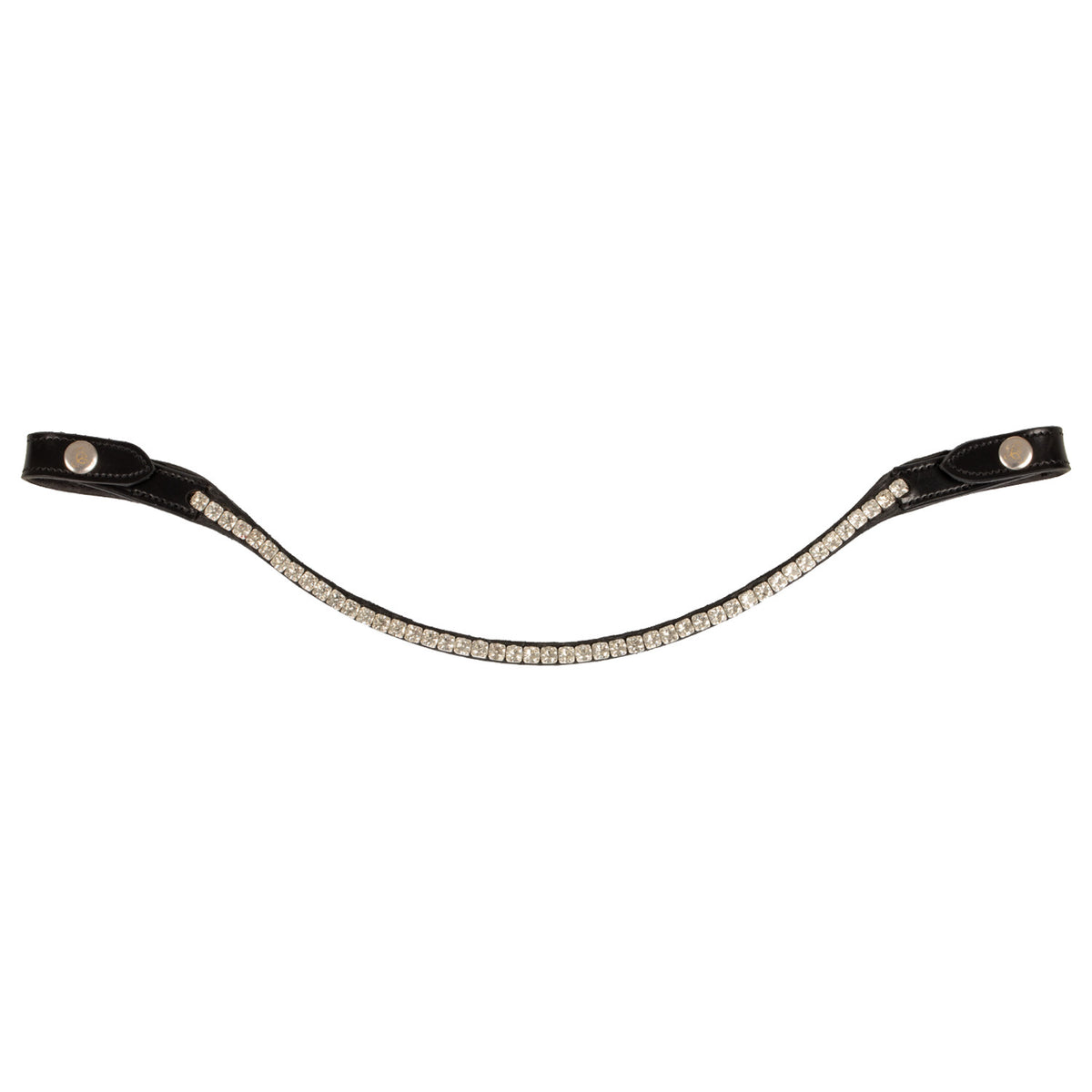 Acavallo Browband Calfskin &amp; Round Crystals