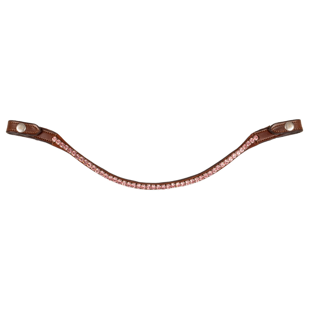 Acavallo Browband Calfskin &amp; Round Crystals