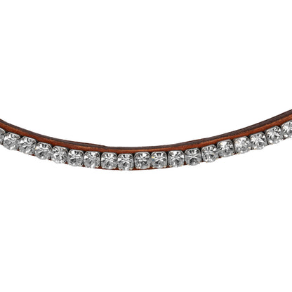 Acavallo Browband Calfskin &amp; Round Crystals