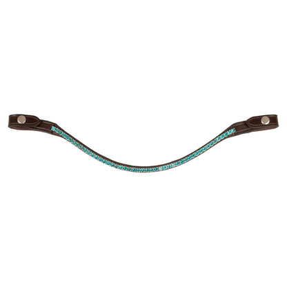 Acavallo Browband Calfskin &amp; Round Crystals