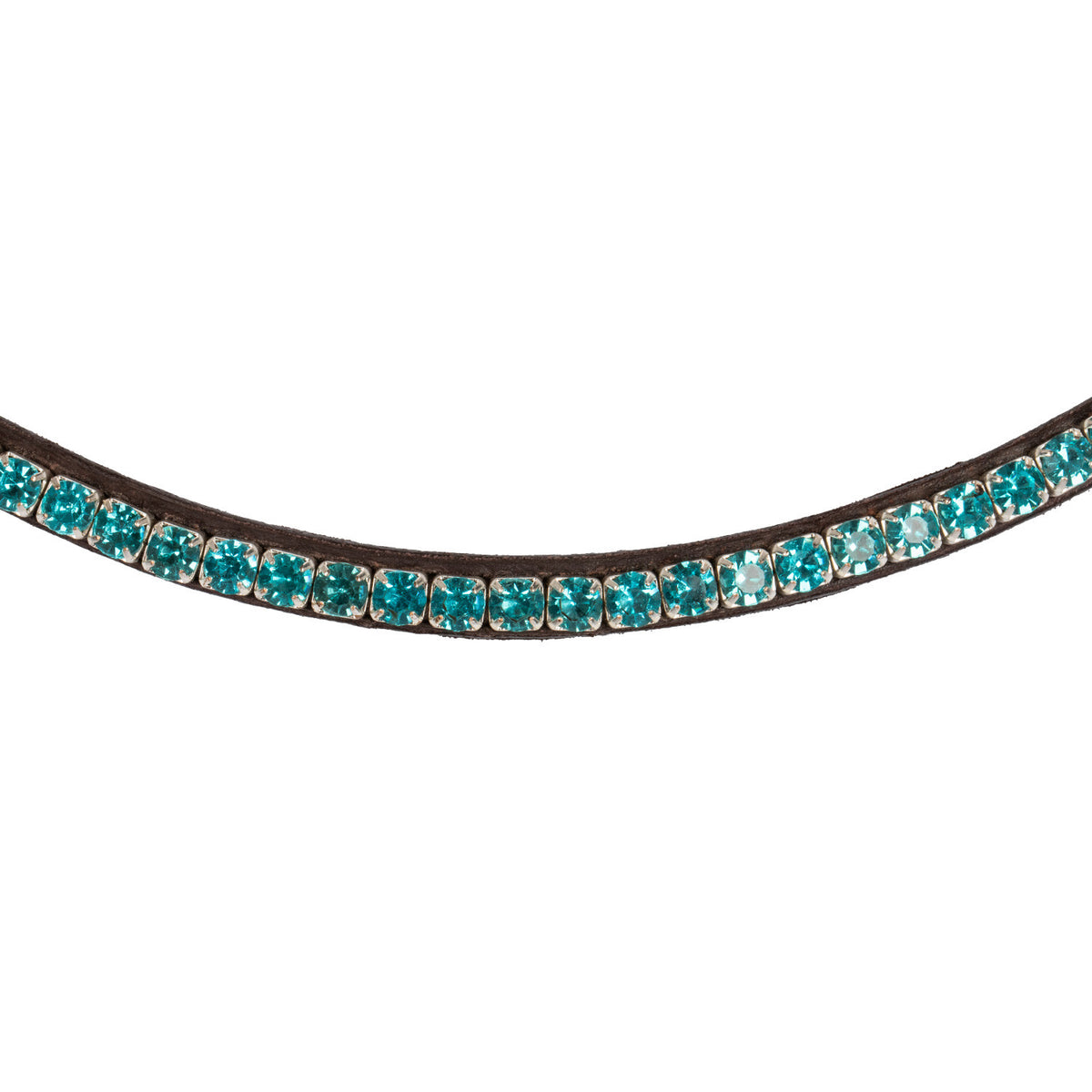 Acavallo Browband Calfskin &amp; Round Crystals