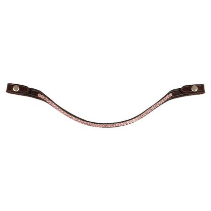Acavallo Browband Calfskin &amp; Round Crystals