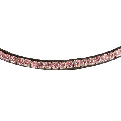 Acavallo Browband Calfskin &amp; Round Crystals