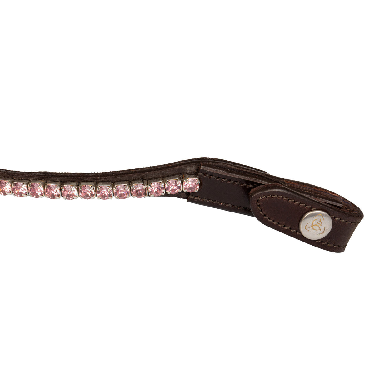 Acavallo Browband Calfskin &amp; Round Crystals