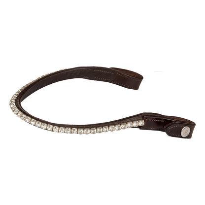Acavallo Browband Calfskin &amp; Round Crystals