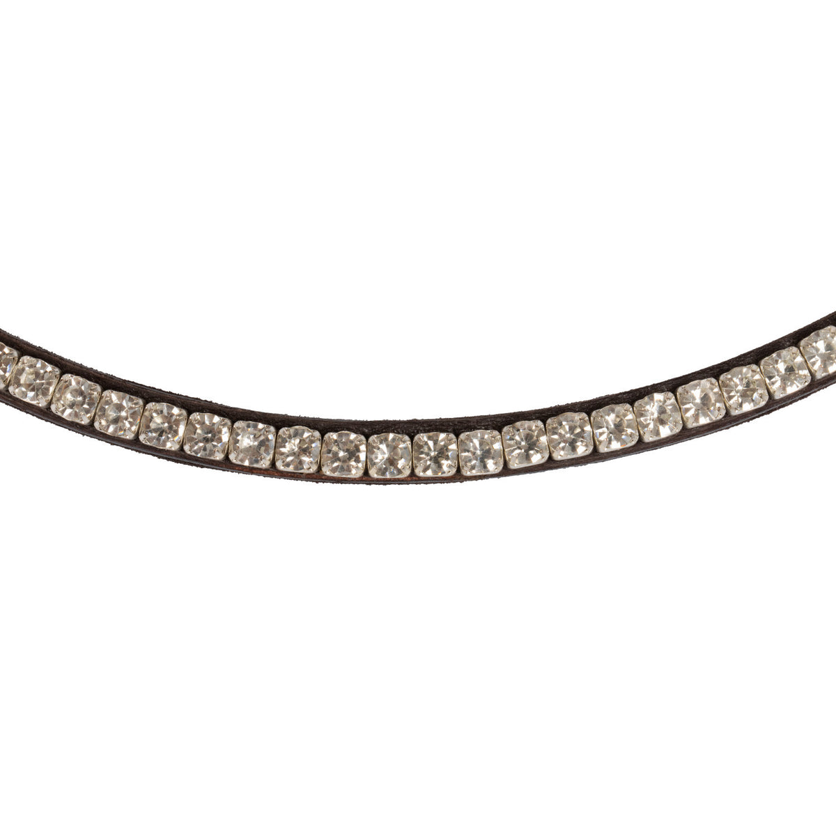 Acavallo Browband Calfskin &amp; Round Crystals