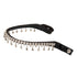 Queen browband calfskin & crystals.