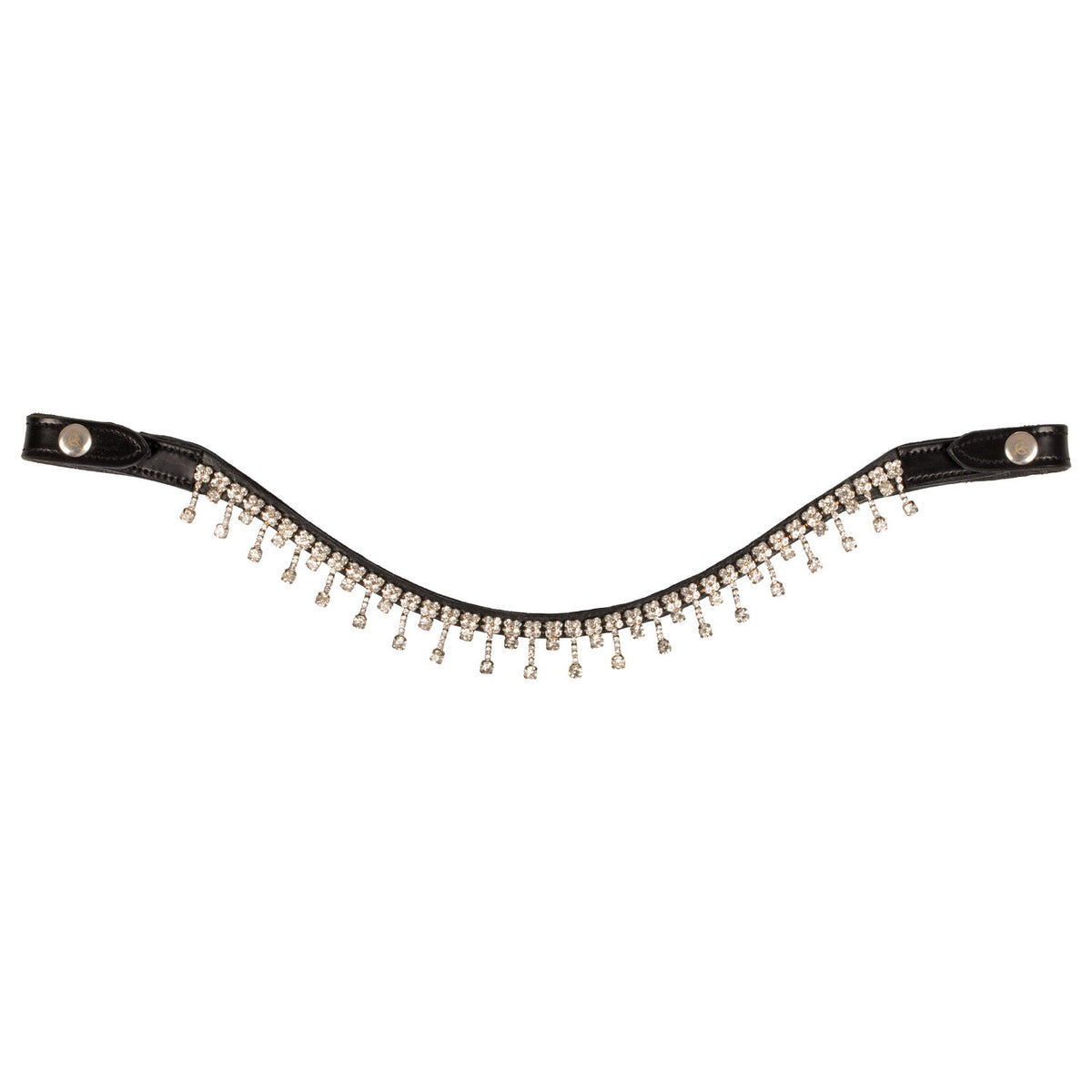 Acavallo Queen Browband Calfskin &amp; Crystals