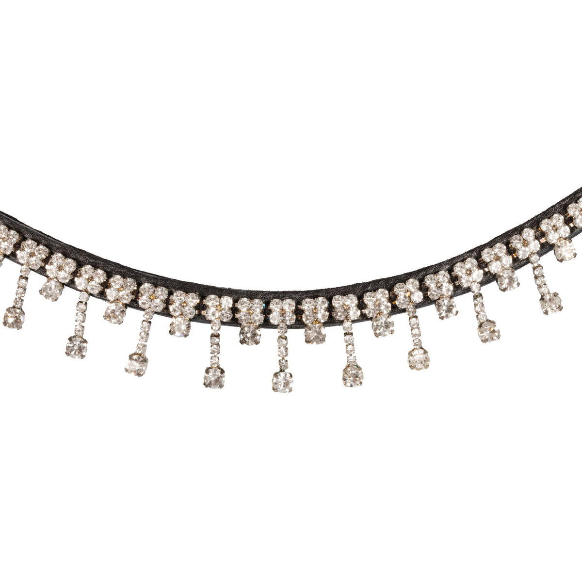 Acavallo Queen Browband Calfskin &amp; Crystals