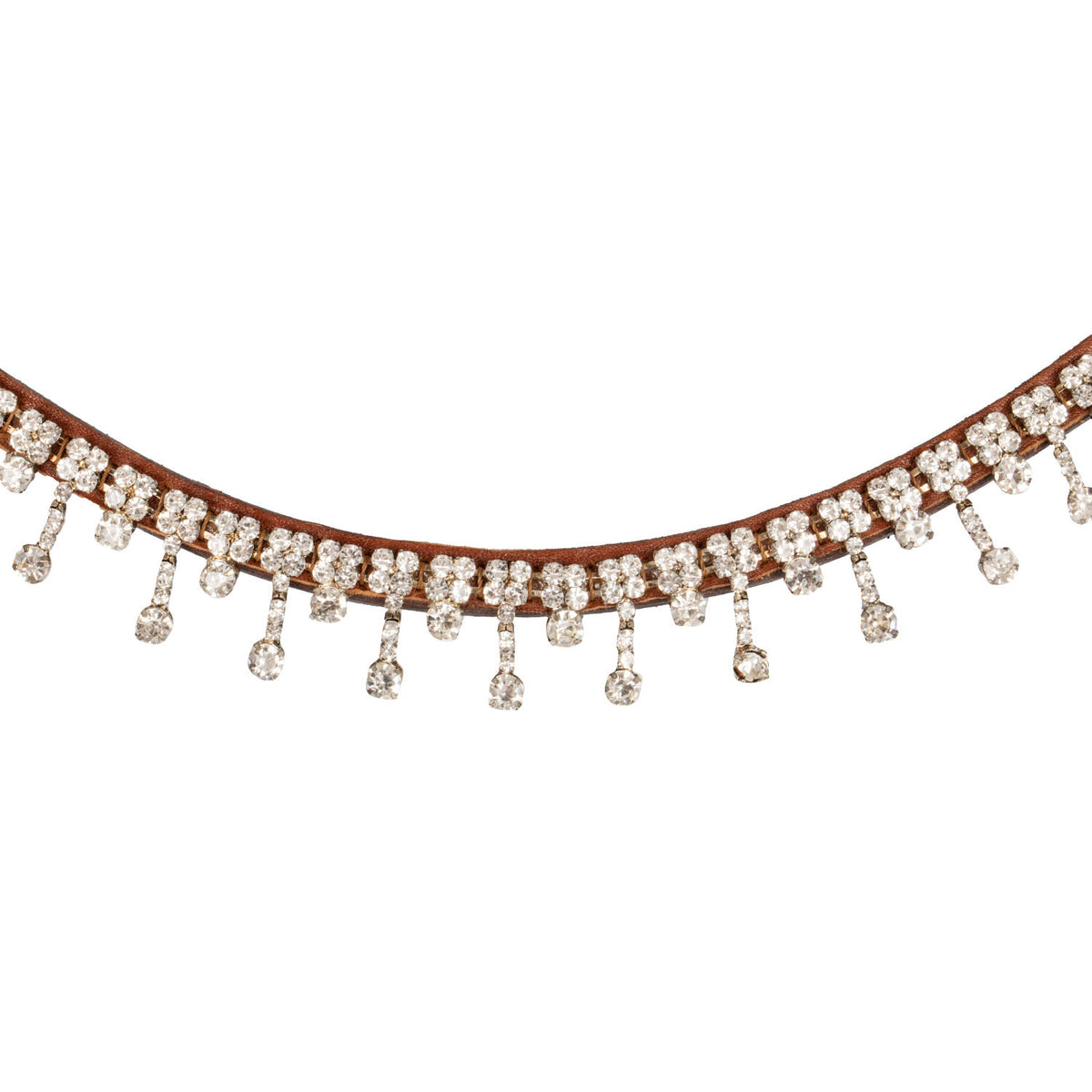 Acavallo Queen Browband Calfskin &amp; Crystals