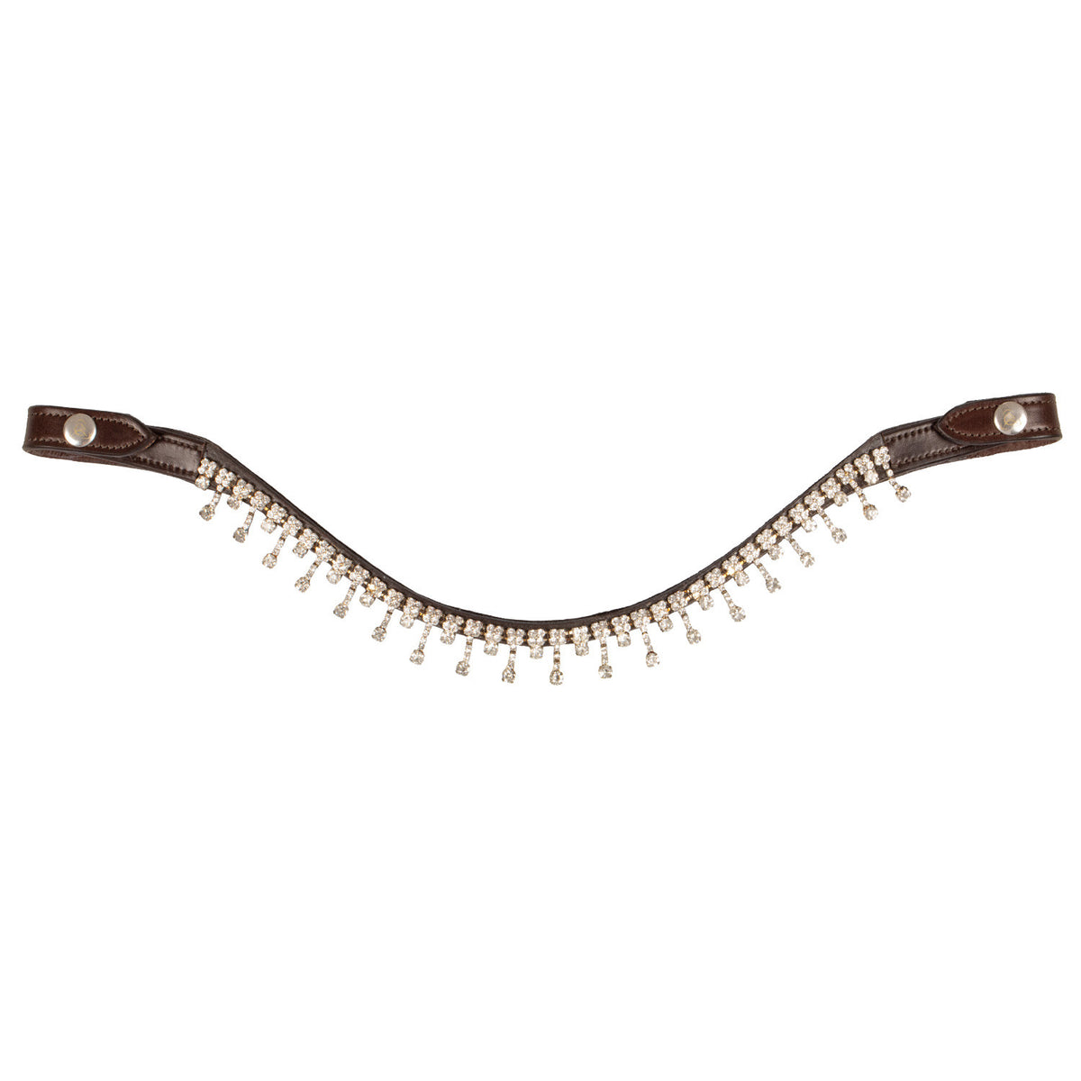 Acavallo Queen Browband Calfskin &amp; Crystals
