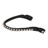 Browband calfskin & starry crystals.