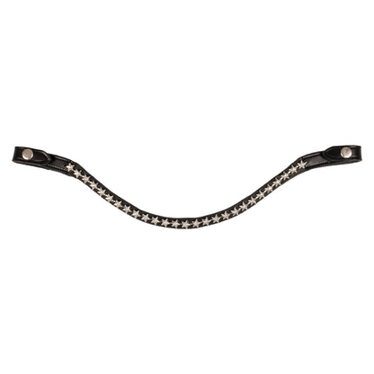 Acavallo Browband Calfskin &amp; Starry Crystals