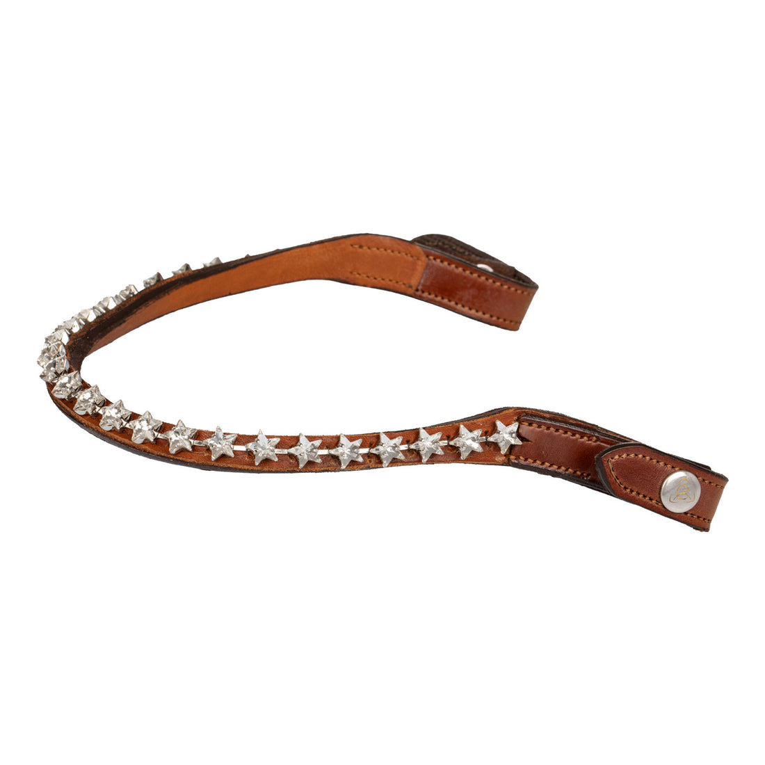 Browband calfskin &amp; starry crystals.