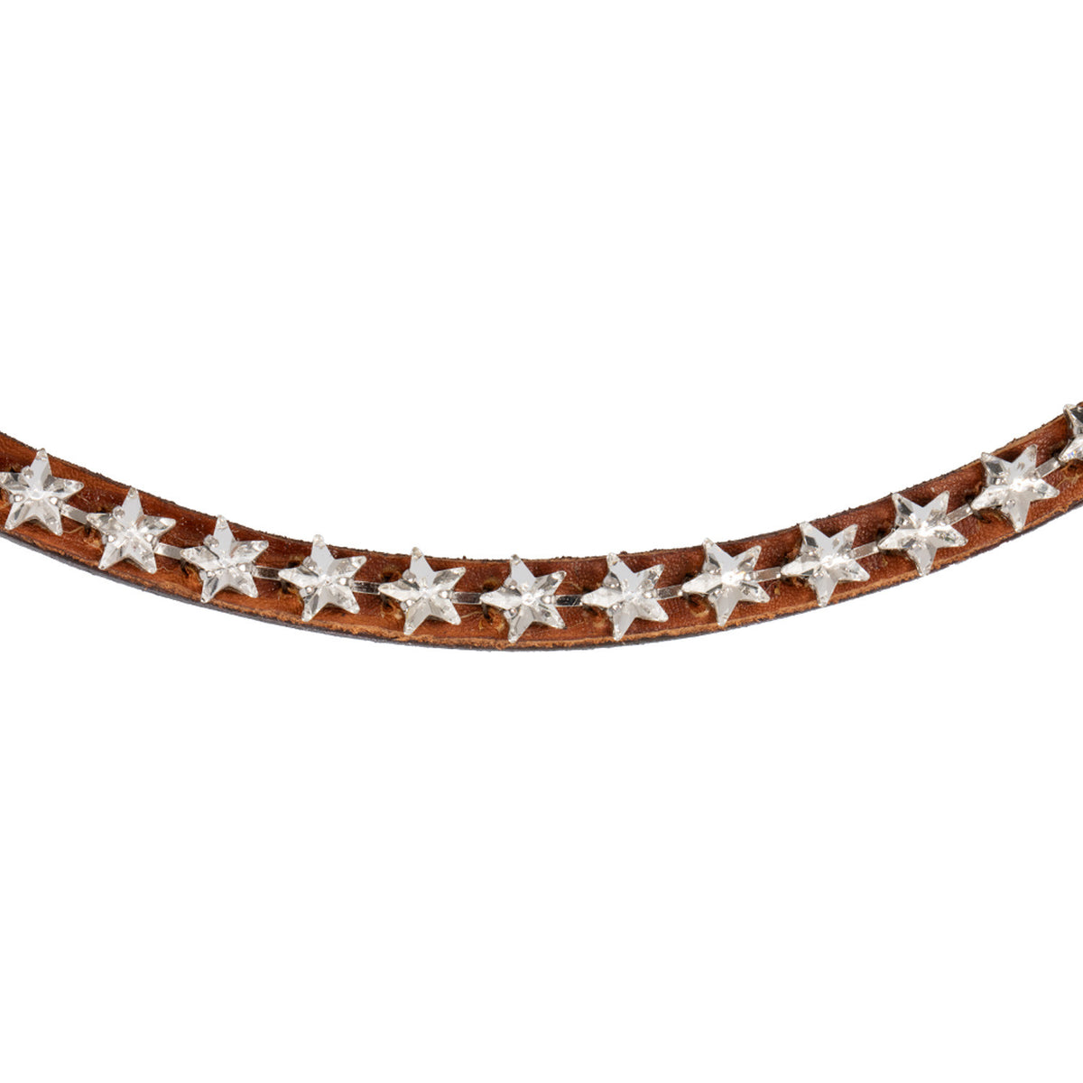 Acavallo Browband Calfskin &amp; Starry Crystals