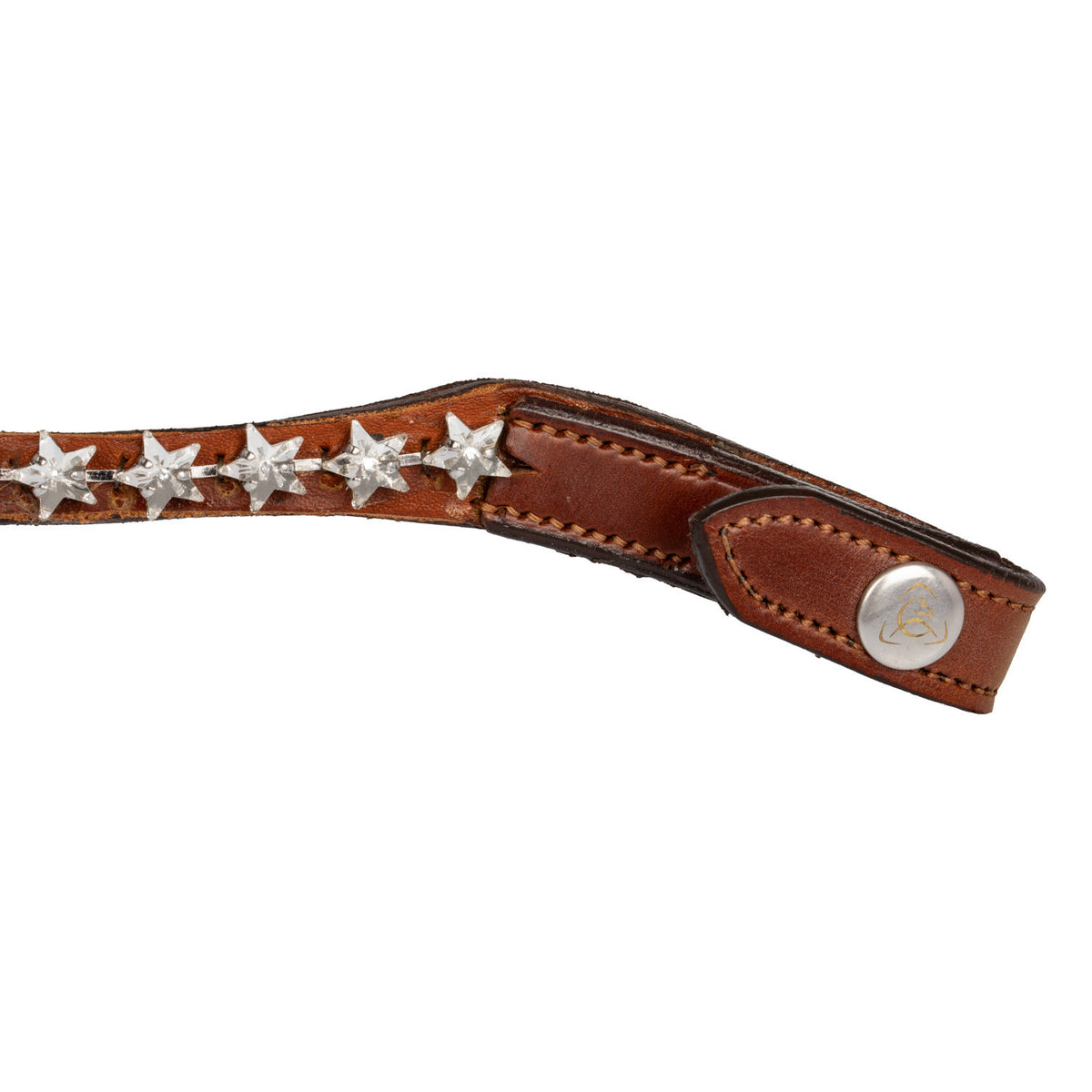 Acavallo Browband Calfskin &amp; Starry Crystals