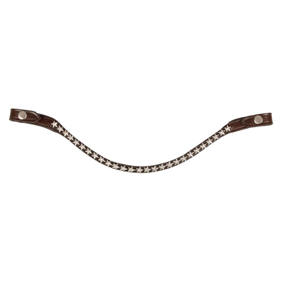 Acavallo Browband Calfskin &amp; Starry Crystals