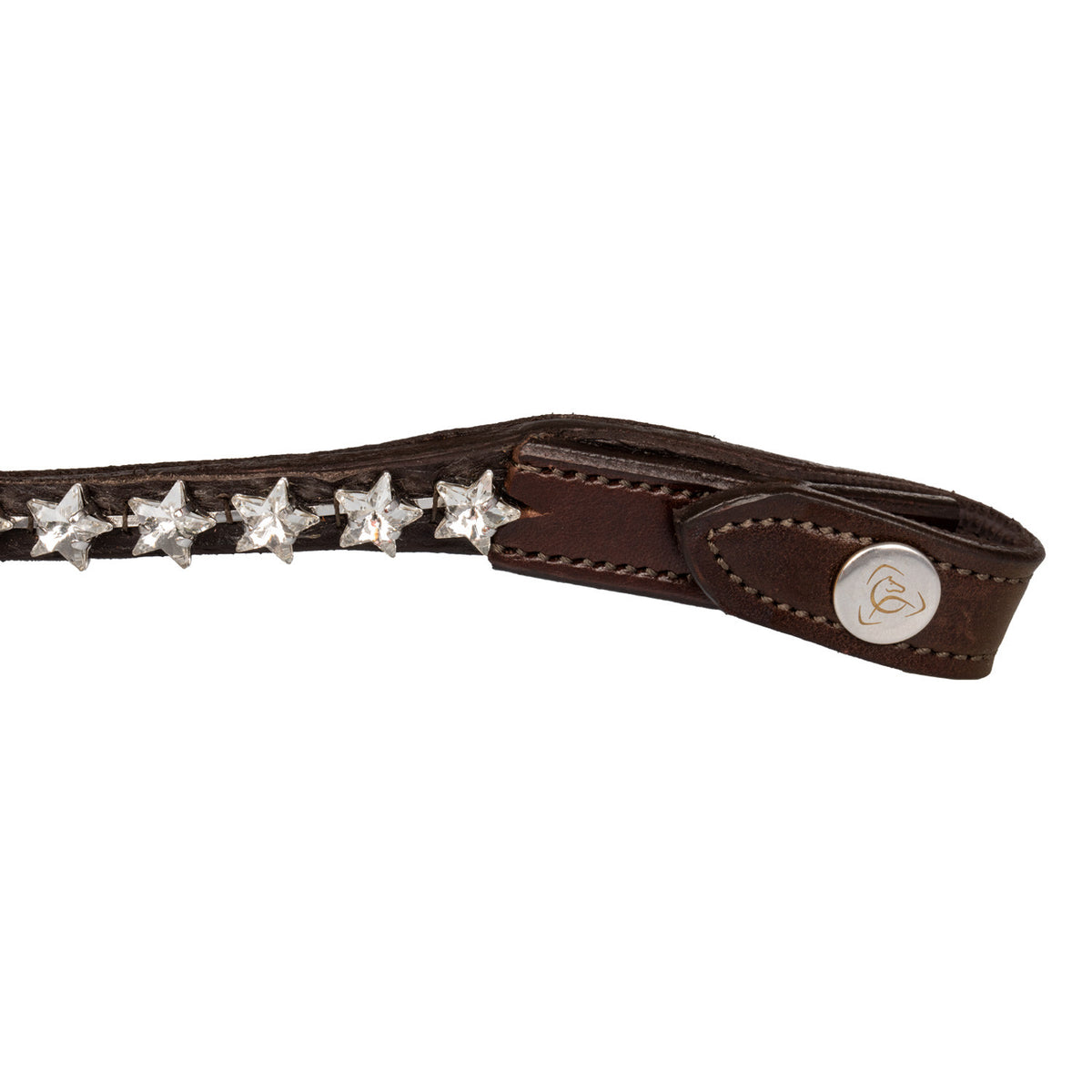 Acavallo Browband Calfskin &amp; Starry Crystals
