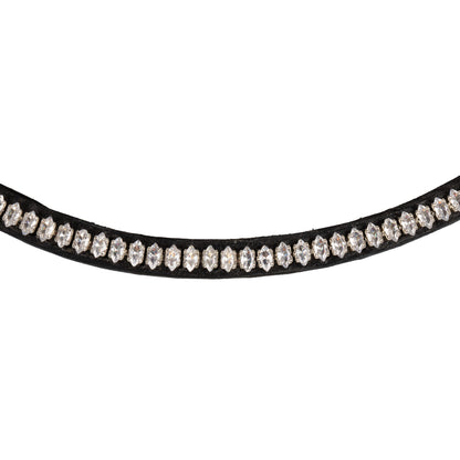 Acavallo Browband Calfskin &amp; Oval Crystals