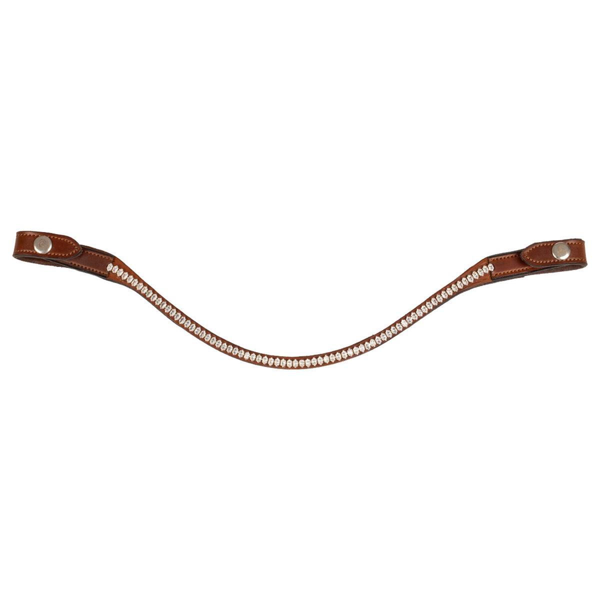 Acavallo Browband Calfskin &amp; Oval Crystals