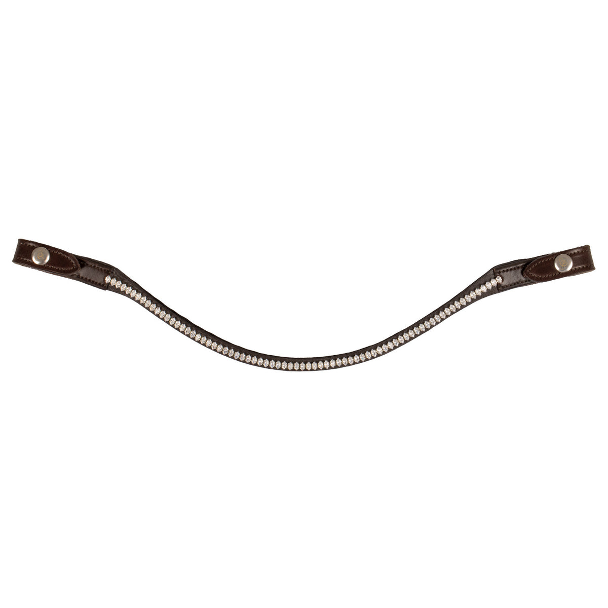 Acavallo Browband Calfskin &amp; Oval Crystals