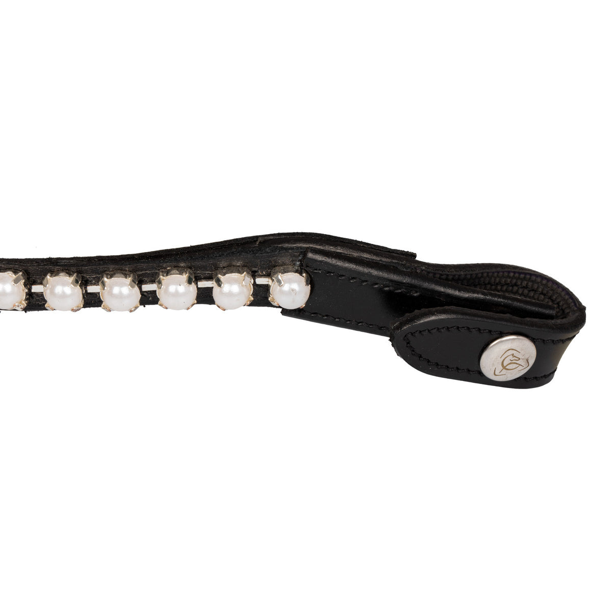 Acavallo Browband Calfskin &amp; Pearls