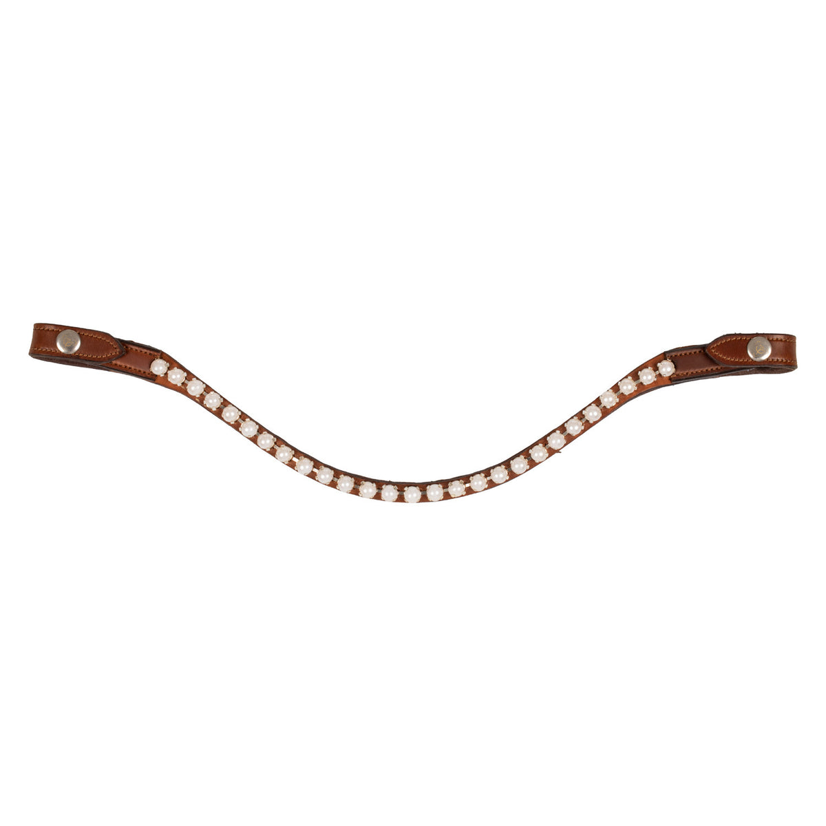 Acavallo Browband Calfskin &amp; Pearls