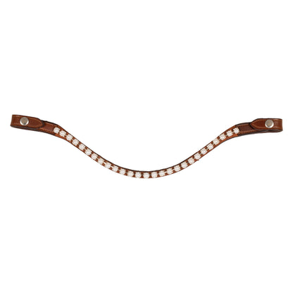 Acavallo Browband Calfskin &amp; Pearls