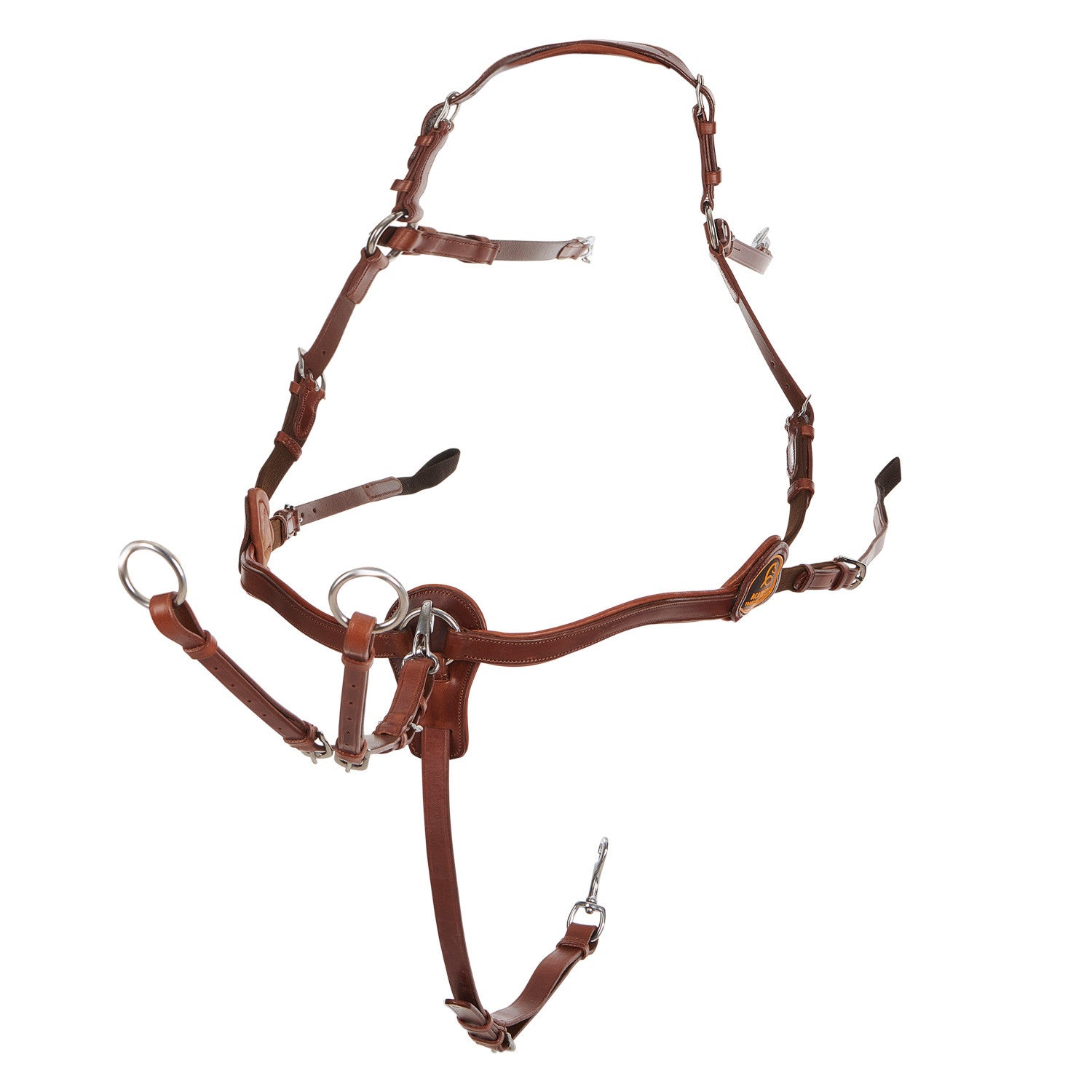 Five-point breastplate calfskin.